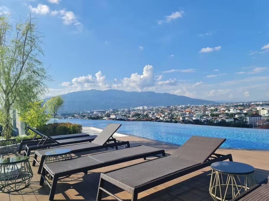 Astra Sky River High Floor,3 Bedrooms 97㎡ 山景房带浴缸 Τσιάνγκ Μάι Εξωτερικό φωτογραφία